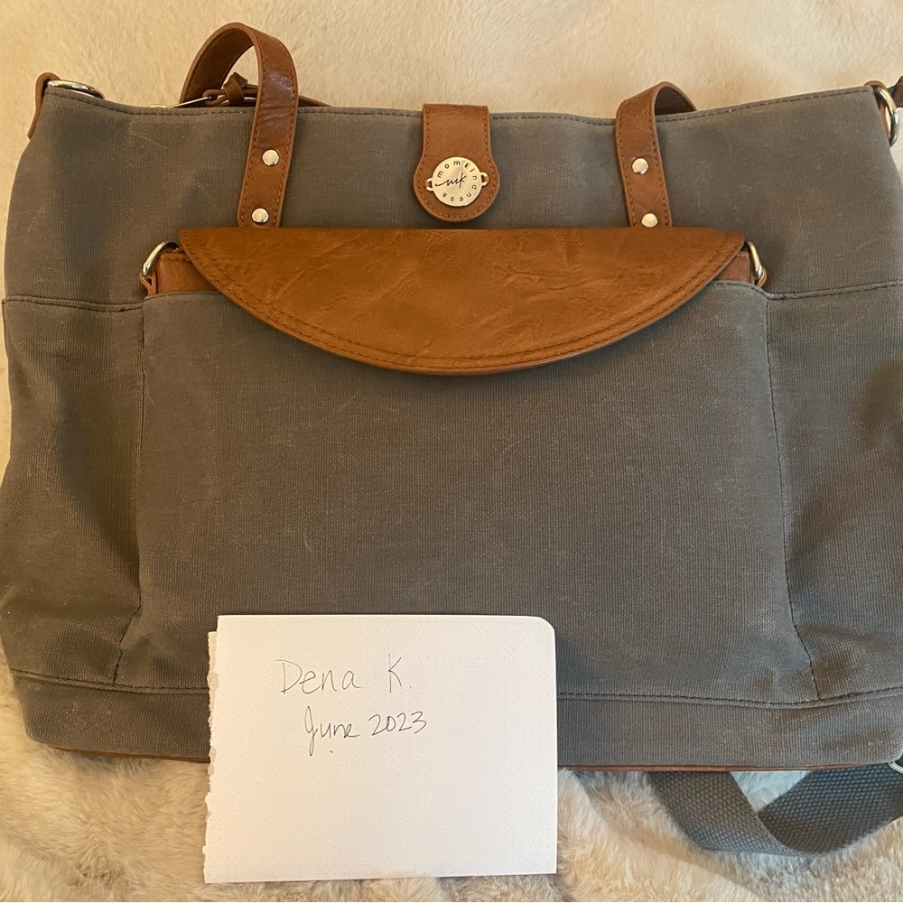 MomKindness Everyday Carryall Tote in grey